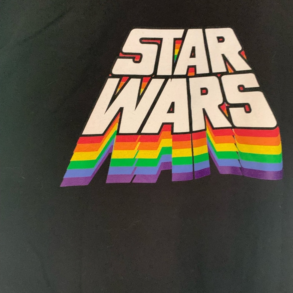Disney- Womens size XL- Star Wars, pride tee. Part of Rainbow collection.